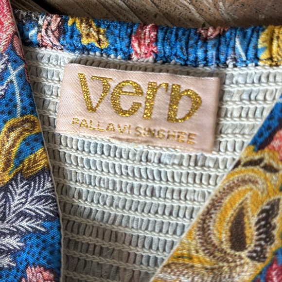 Anthropologie Verb by Pallavi Singhee Vineyard Tiered Dress - Picture 10 of 11